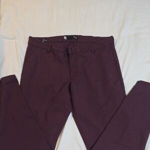 Kut from the Kloth Women's Burgundy Skinny Pants